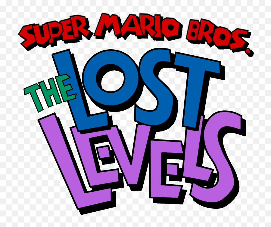 The Lost Levels Logo Remade By Cphthegamer - Super Mario Super Mario Lost Levels Logo Emoji,Super Mario Logo
