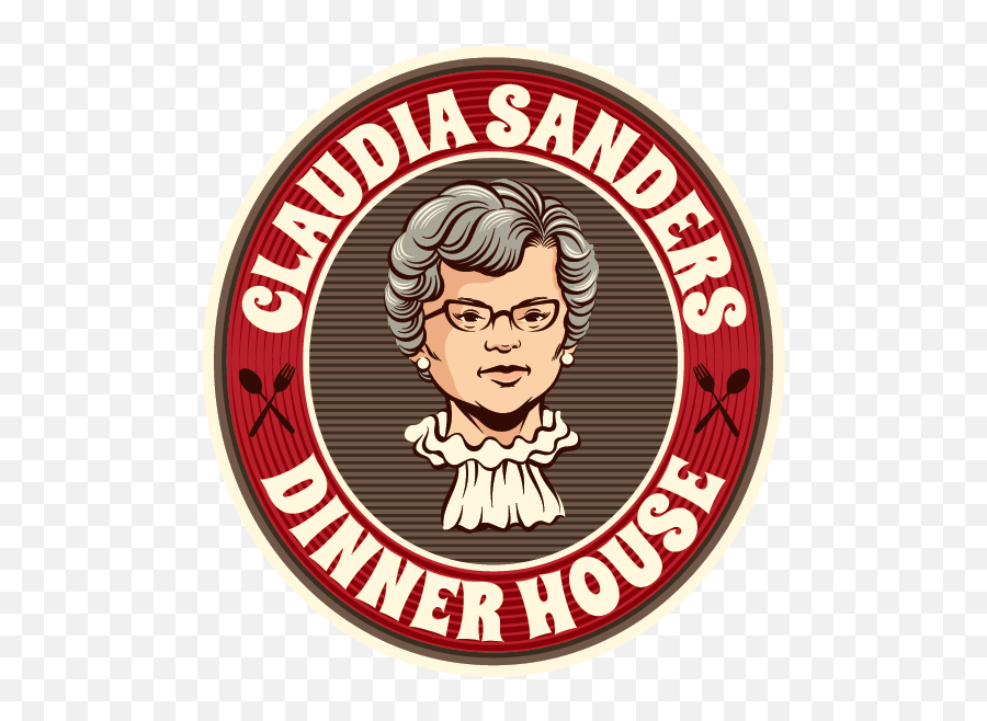 Claudia Sanders Dinner House - Hair Design Emoji,Colonel Sanders Logo