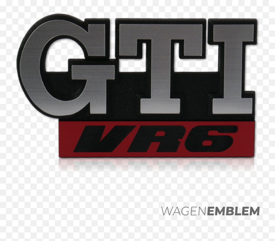 Gti Vr6 Front Grille Badge - Gti G60 Emblem Emoji,Emblems Logo
