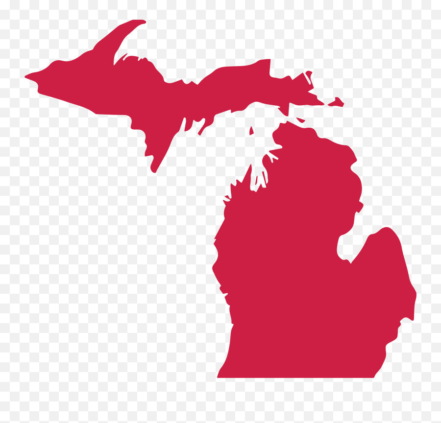 Download Outline Of Michigan - Michigan Transparent Emoji,Michigan Outline Png