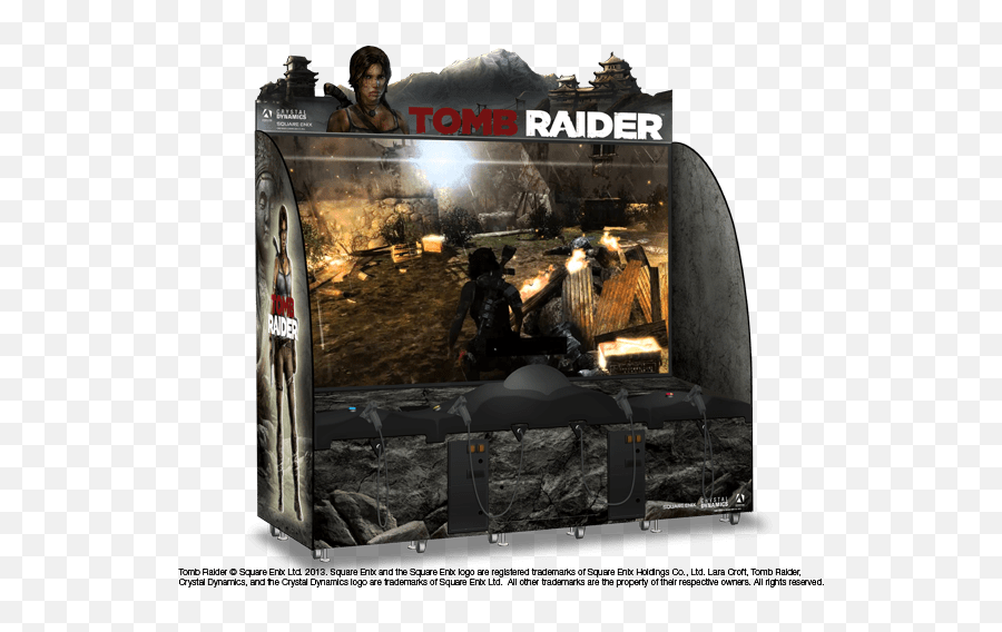 Arcade Heroes Tomb Raider Arcade Now Available To Order - Tomb Raider 2018 Arcade Game Emoji,Tomb Raider Logo Png