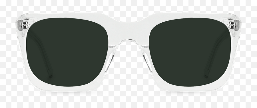 Nook Transparent Rectangular Sunglasses - Prada Emoji,Sunglasses Transparent