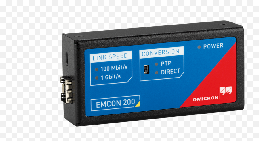 Emcon 200 - Ptp Transparent Ethernet Media Converter Omicron Emoji,Link Transparent