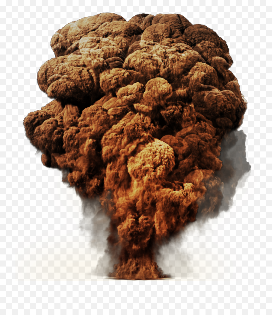 Big Explosion With Fire And Smoke - Mushroom Cloud Transparent Background Emoji,Explosion Png