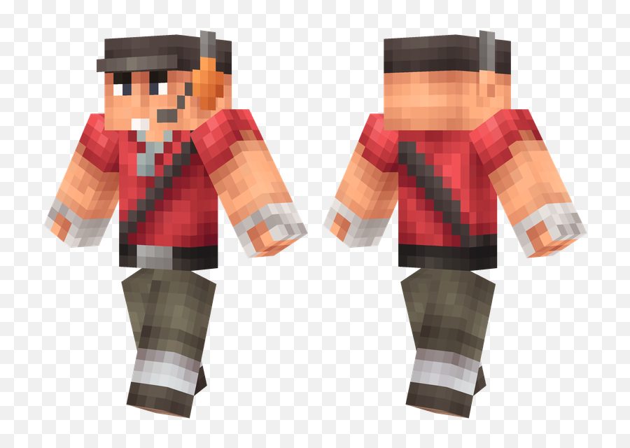 Download Tf2 Scout - Minecraft Team Fortress 2 Scout Png Emoji,Tf2 Scout Png