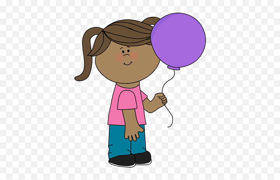 Balloon Clip Art - Kid Holding Balloon Clip Art Emoji,Balloon Clipart