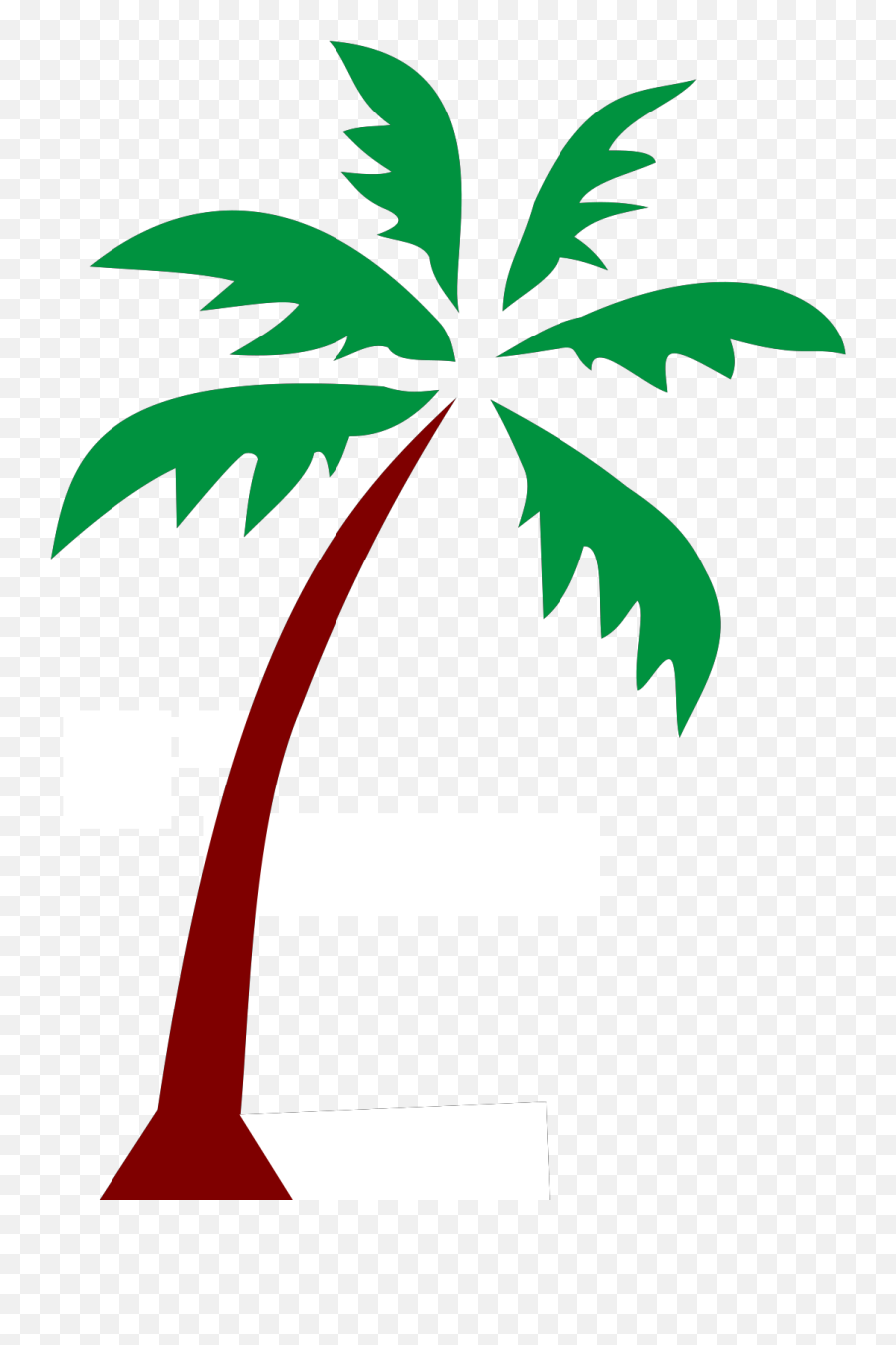 Palm Tree Clip Art At Clker - Vector Date Tree Logo Emoji,Palm Tree Logo