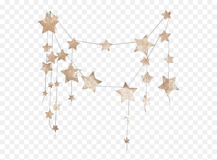Pngs For Moodboards Posts Tagged Png Star Garland Gold Emoji,Falling Stars Png