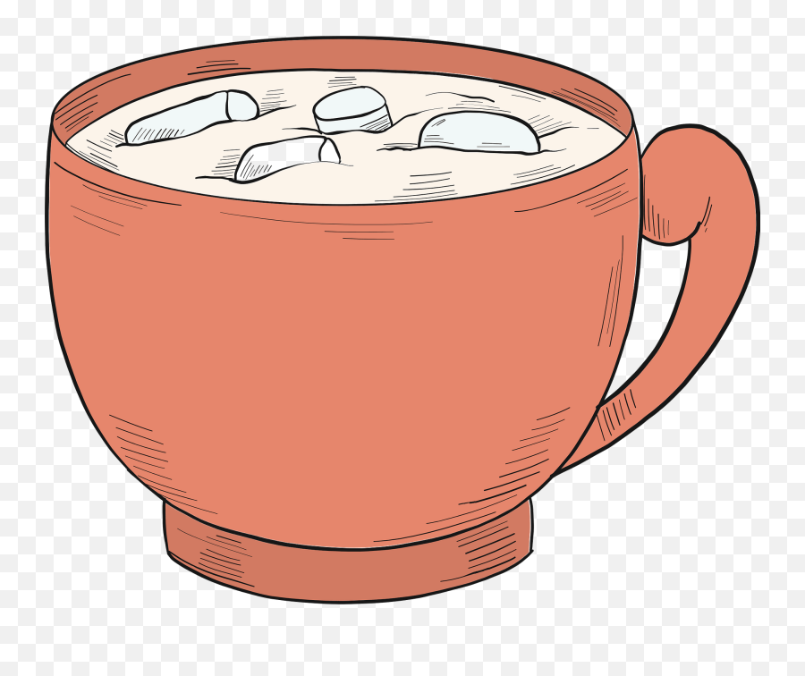 Hot Chocolate Clipart - Serveware Emoji,Hot Cocoa Clipart