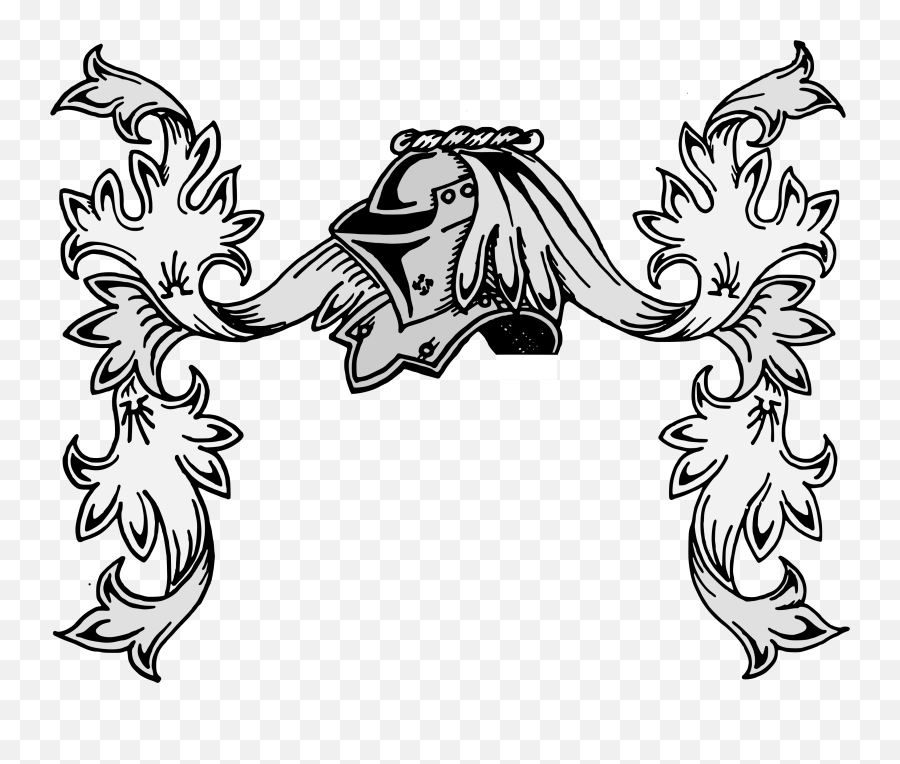 Volume M Mantling Helms U0026 Crests - Traceable Heraldic Art Emoji,Blank Coat Of Arms Template Png