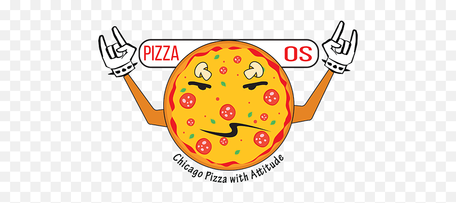 Pizzaos Deep Dish Recipe - Welcome To Pizza Os Emoji,Cartoon Pizza Logo