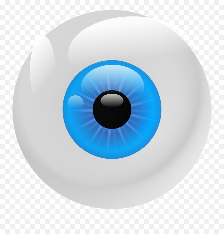 Eyeball Clip Art At Clker - Eye Ball Png Emoji,Eyeball Clipart