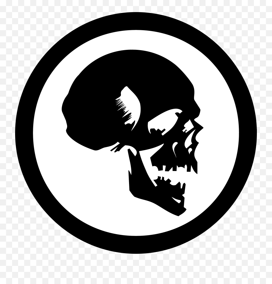 Free Clip Art - Vector Skull Side View Png Emoji,Skull Clipart