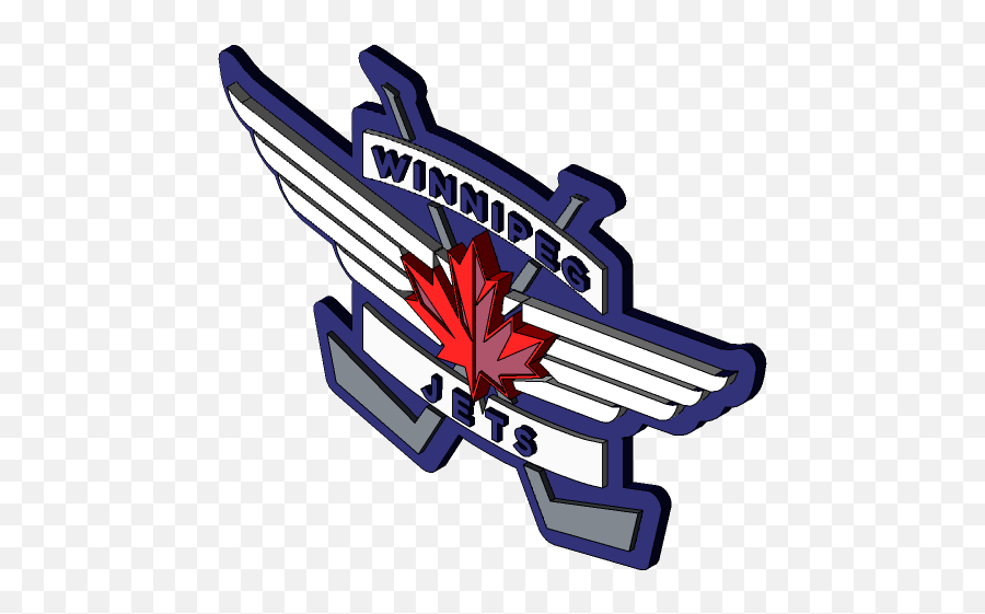 Winnipeg Jets Sleeve Logo - Automotive Decal Emoji,Winnipeg Jets Logo