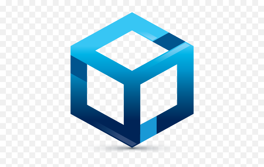Online Cube Logo Design Template - Vertical Emoji,Cube Logo
