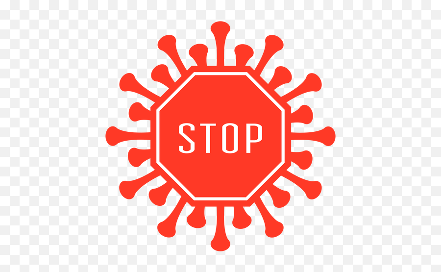 Stop Covid Badge - Sensex Corona Emoji,Stop Png