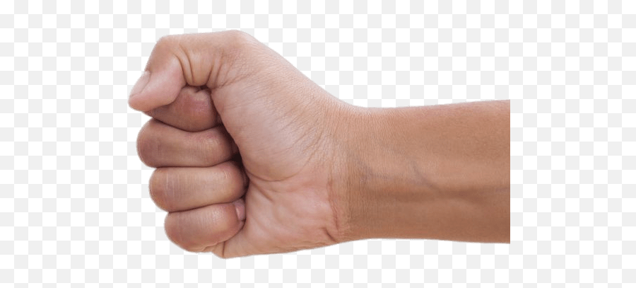 Clenched Fist To The Left Transparent - Fist Emoji,Fist Png