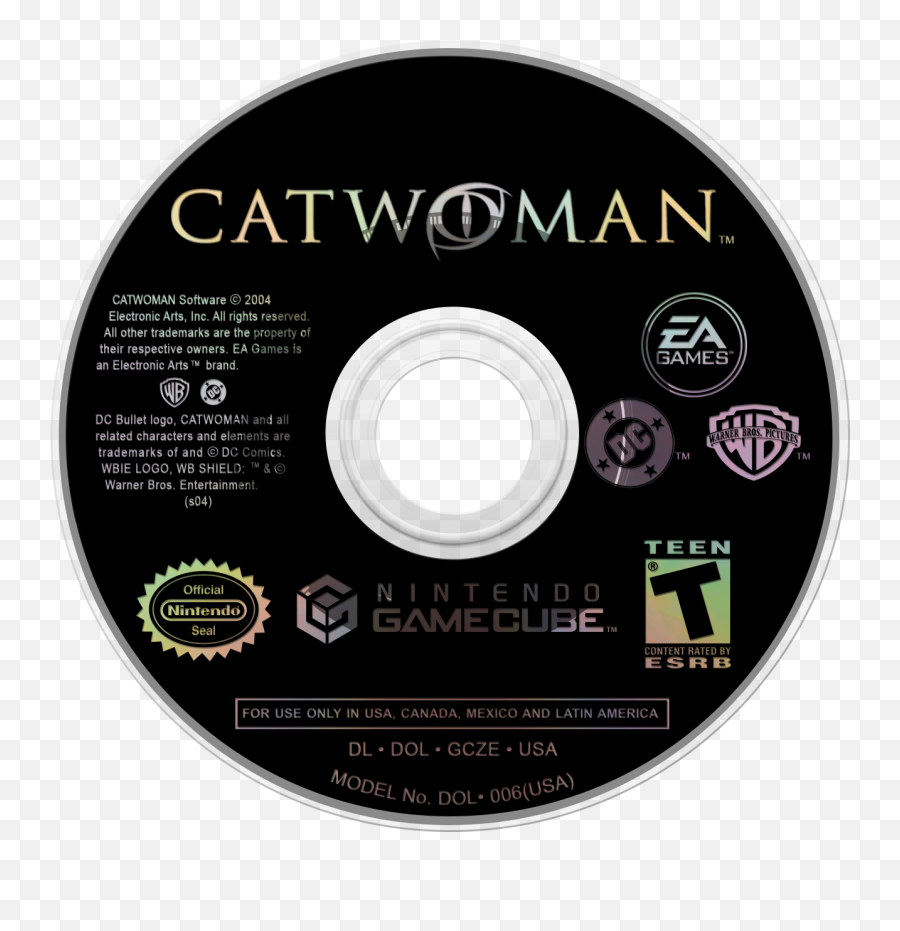 Catwoman Details - Marvel Nemesis Rise Of The Imperfects Gamecube Disc Emoji,Catwoman Logo