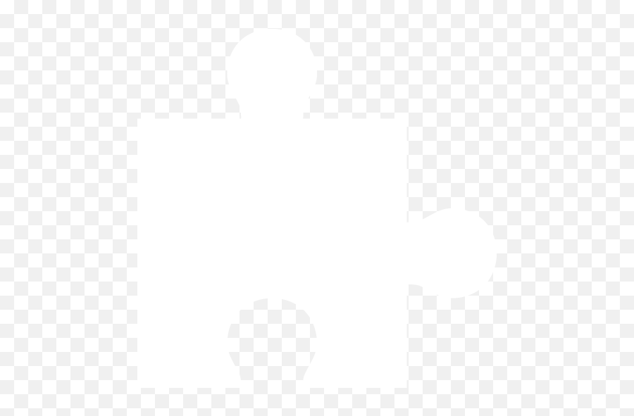 White Puzzle Piece Icon - White Puzzle Icon Png Emoji,Puzzle Piece Png