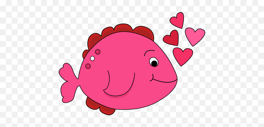 Valentine Clipart Clip Art - Day Fish Clipart Emoji,Fish Clipart