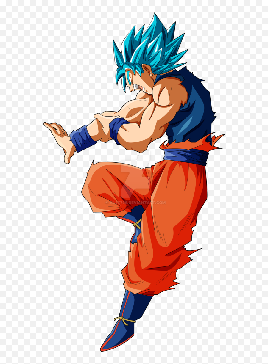 Goku Blue Hakai Dragon Ball Super - Goku Hakai Emoji,Goku Png