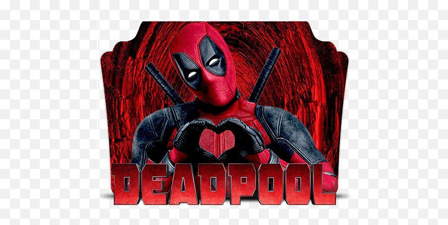 Deadpool 2016 Folder Icon - Designbust Deadpool 2016 Folder Icon Emoji,Deadpool Clipart