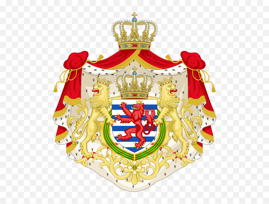 Lion In European Monarchiesu0027 Coats Of Arms - History Stack Armoiries Grand Duché De Luxembourg Emoji,Lion Crest Logo