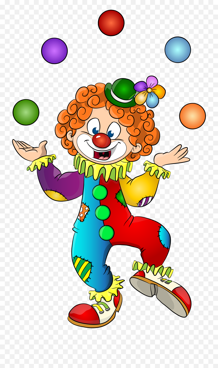 Clown Clipart - Clown Clipart Png Emoji,Clown Clipart