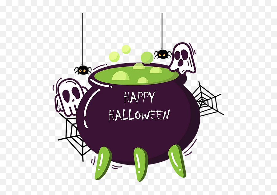 Happy Halloween Pot Printables Png Image - Editable Emoji,Clipart Downloadable