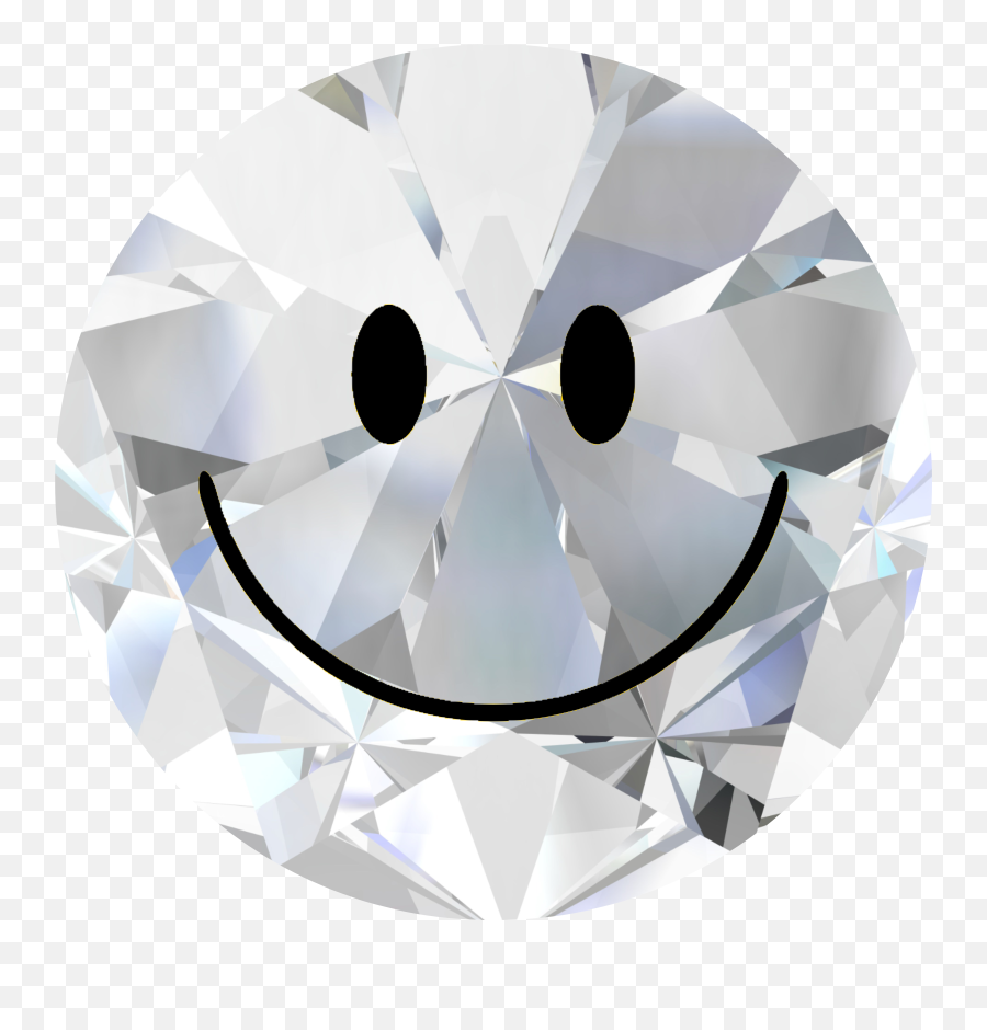 Artsugar Diamond Smile Style Milled Emoji,Smilie Face Logo