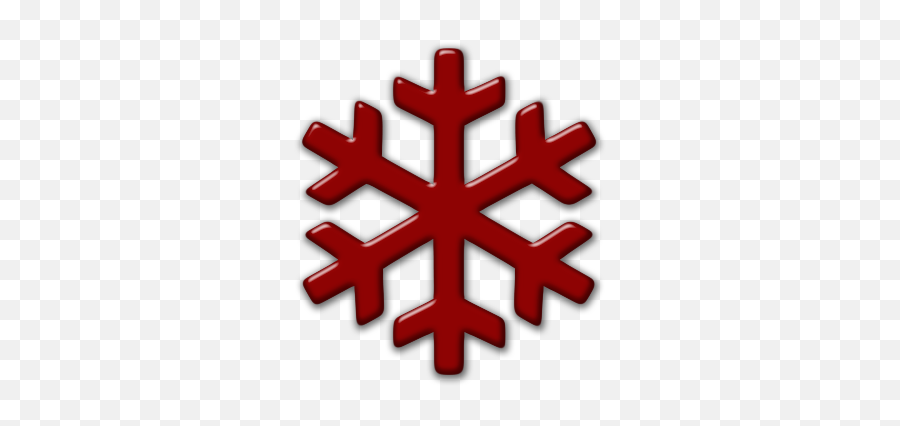 Red Snowflake - Clipart Best Emoji,White Snowflakes Clipart