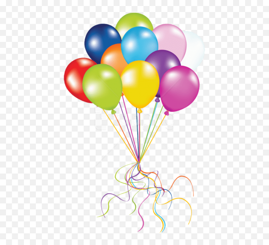 Download Hd Free Png Download Transparent Balloons Png Emoji,White Balloons Png