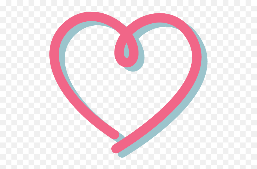 Heart Outline Pink Png Image Download - Outline Heart Png Icon Emoji,Heart Outline Png