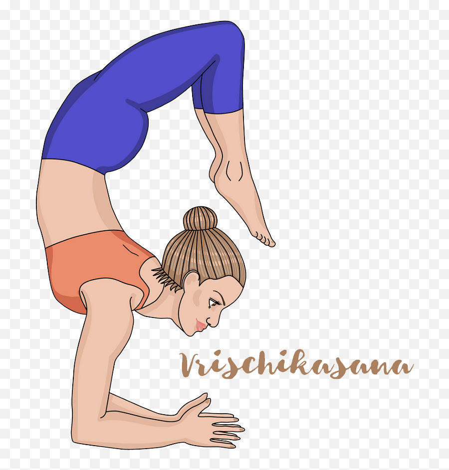 Women Silhouette Scorpion Yoga Pose Png Transparent Emoji,Yoga Poses Clipart