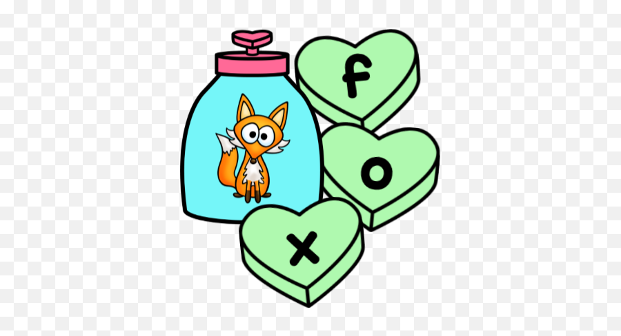 Valentineu0027s Day Cvc Word Building Activity Emoji,Dab Clipart