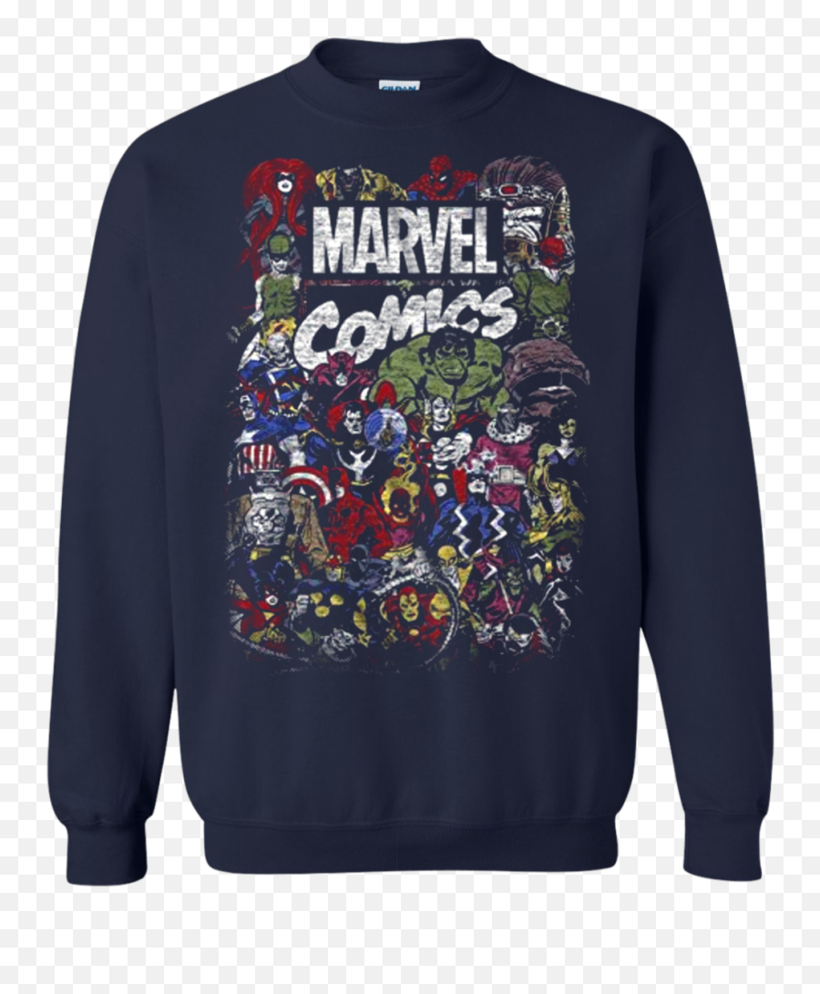 Comics Logo Thor Hulk Iron Man Avengers Spiderman Daredevil Strange Loki Thanos T Shirt Hoodie Sweater Sweatshirt - Not Christmas Yule Emoji,Iron Man Logo