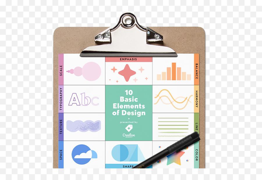 10 Basic Elements Of Design Creative Market Blog - Productivity Challenge 30 Day Study Challenge Emoji,Line Design Png
