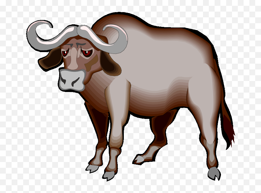 Free Buffalo Clipart - Buffalo Clipart Gif Emoji,Bison Clipart
