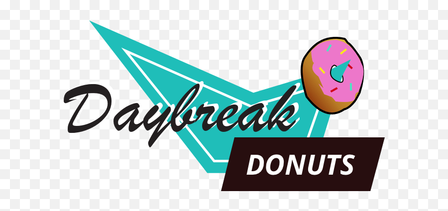 Daybreak Donuts Gourmet Donuts Delivered To Your Door Emoji,Donut Logo