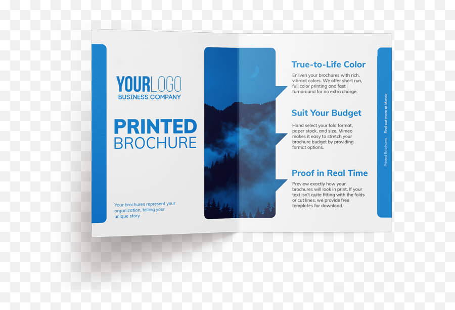 Online Brochure Printing On - Print Brochure Emoji,Printed Logo