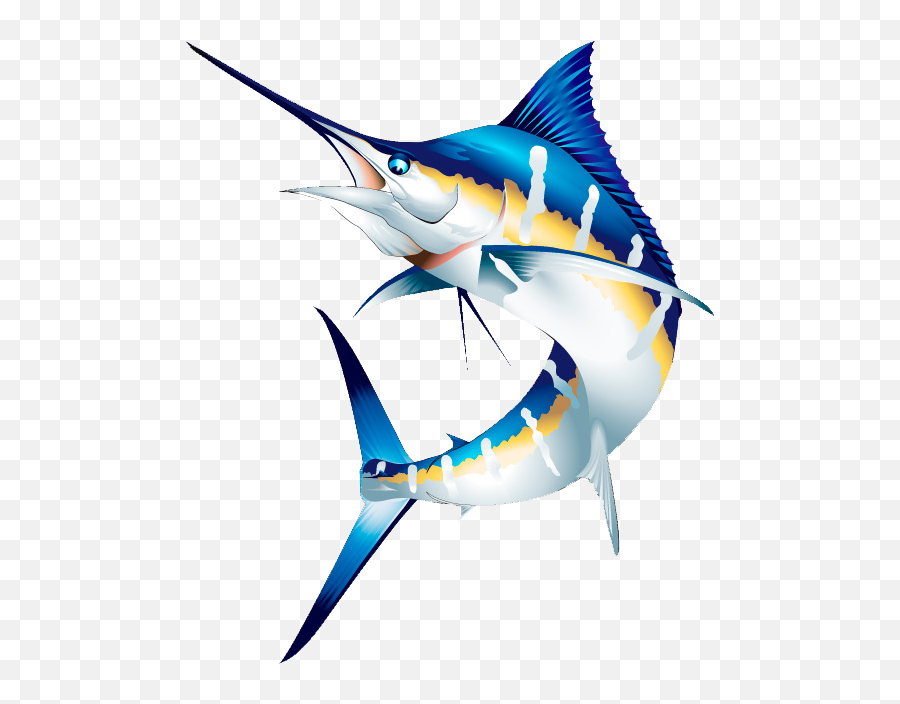 Fishing Fish Billfish Swordfish Clipart - Fishing Clipart Swordfish Clipart Emoji,Seafood Clipart