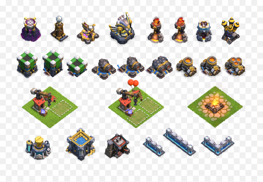 Town Hall - Clash Of Clans Max Level Town Hall 12 Full Weaponized Clash Of Clans Emoji,Town Png