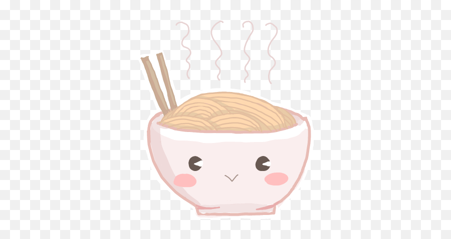 Noodle Noodles Food Kawaii Yummy Kawaiifood - Cartoon Emoji,Noodle Clipart