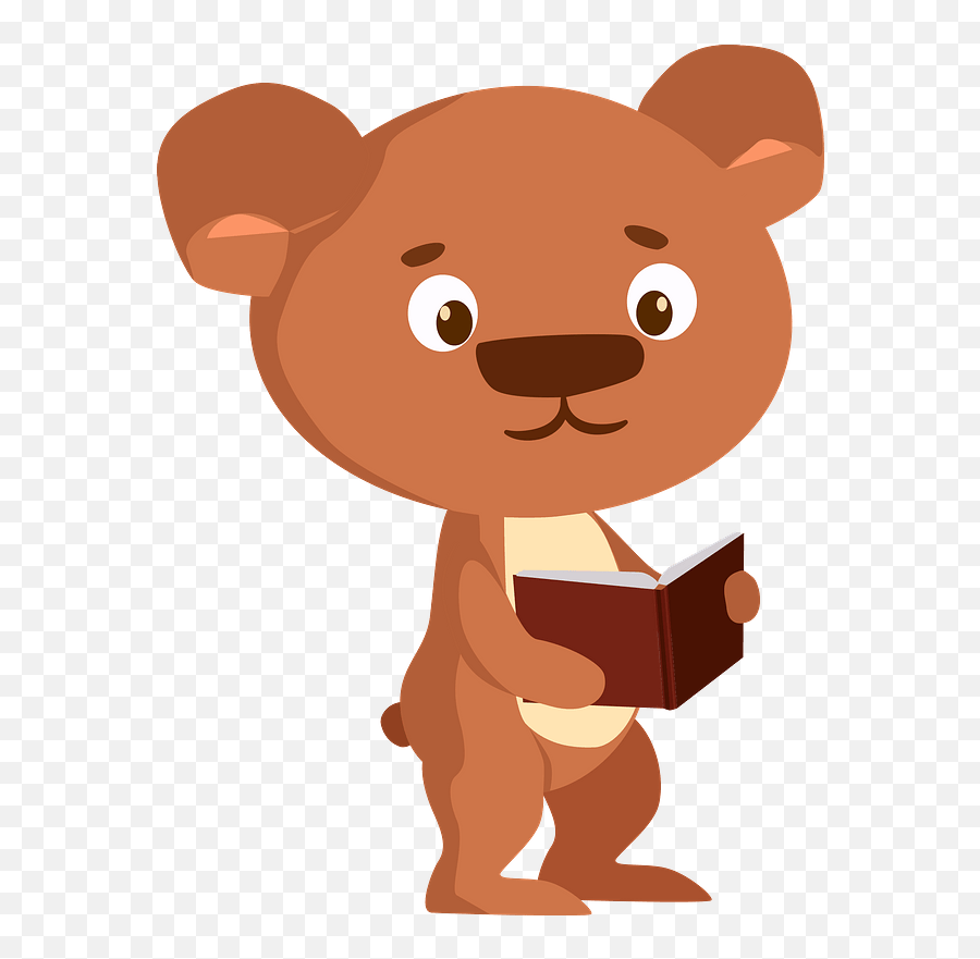 Bear At School Clipart Emoji,Cute School Clipart