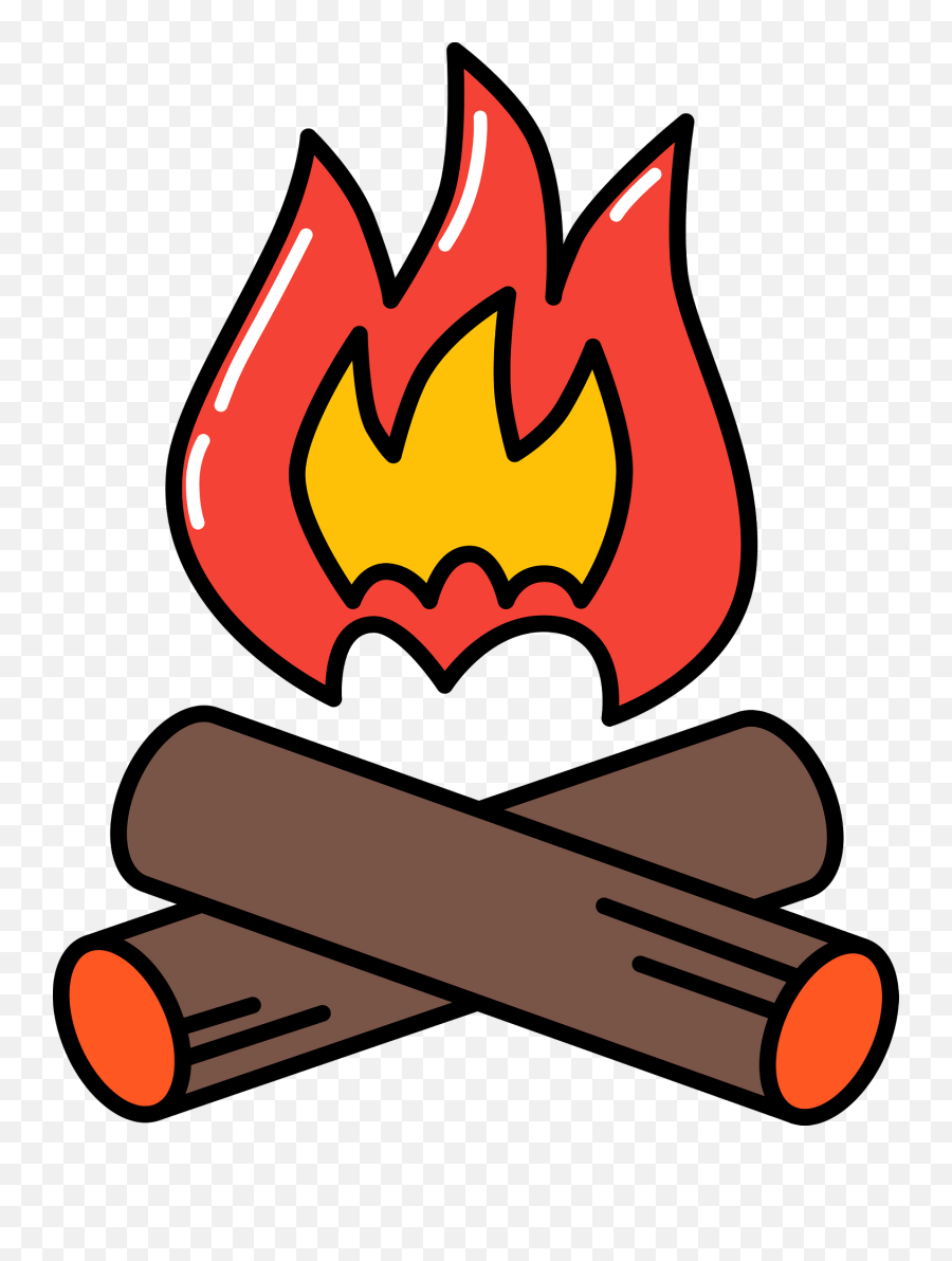 Camp Fire Clipart Free Download Transparent Png Creazilla - Language Emoji,Fire Clipart