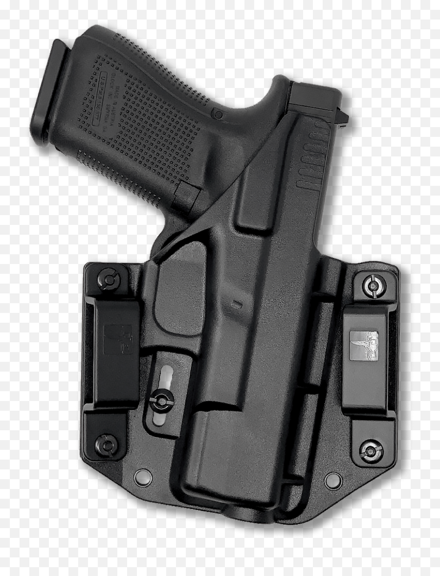 Glock 19 Holster Left Hand Bca Owb Concealed Carry Emoji,Transparent Gun Hand