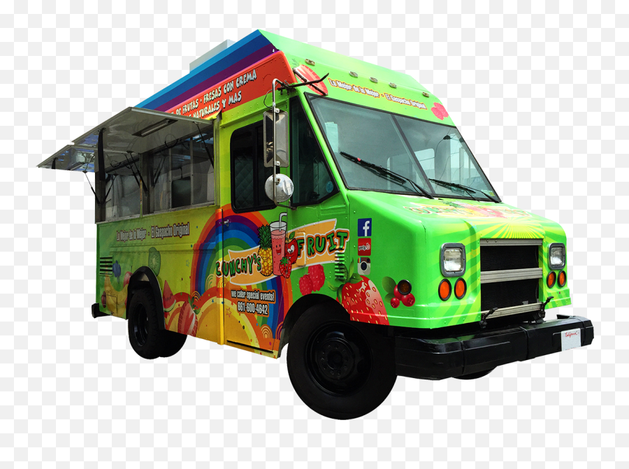 Cunchys Fruit Snow Cone Food Truck - Food Trucks Png Emoji,Food Truck Clipart