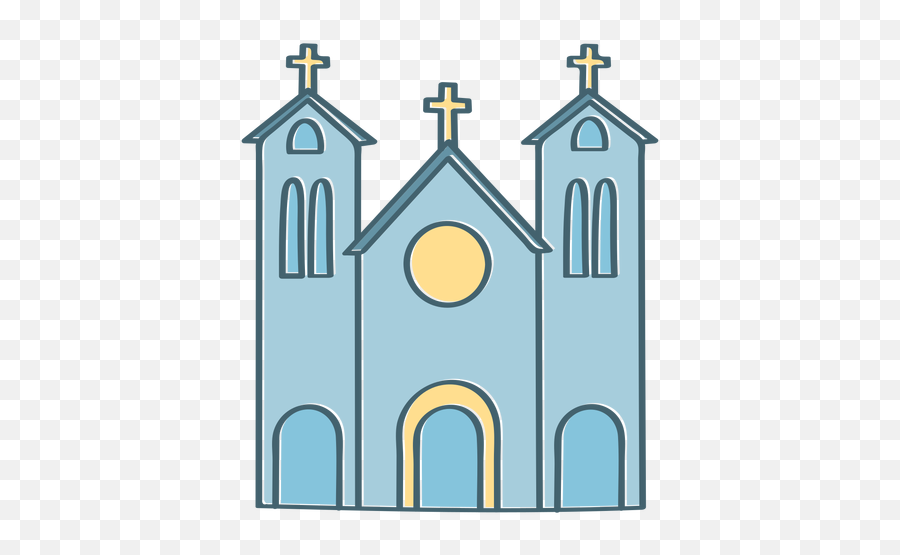Little Christian Church Color Stroke Transparent Png U0026 Svg Emoji,Church Transparent Background