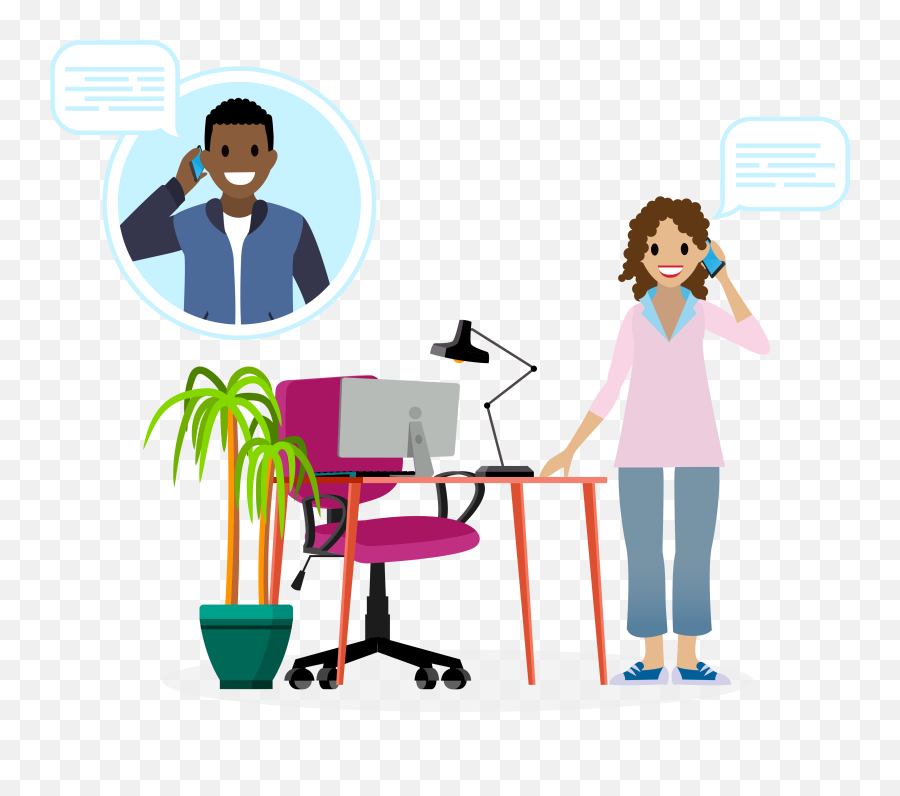 Put The Finishing Touches On Your Resume Salesforce Emoji,Talking On Phone Clipart