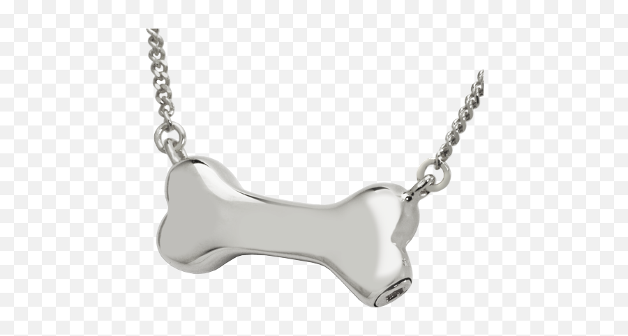 Download Dog Bone Memorial Pendant Sterling Silver Or Gold Emoji,Bone Transparent Background